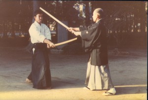 Doshu Weapons Practice